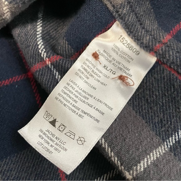 Jachs New York - Green Plaid Button Shirt  Men’s XL - Picture 4 of 10